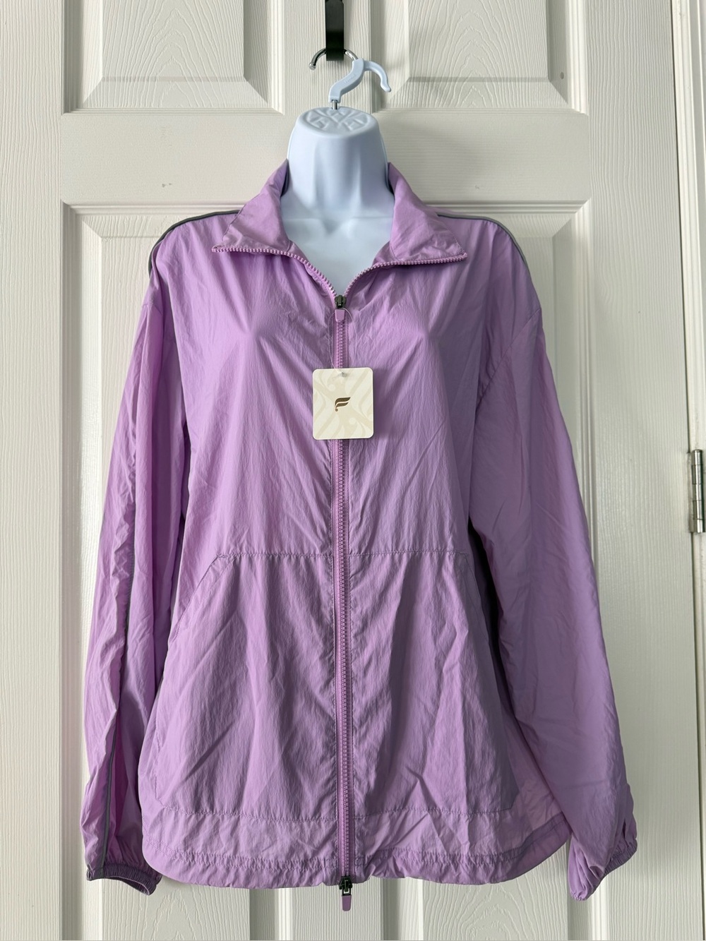 Fabletics Lilac Purple Full Zip Athletic Jacket Medium NWT